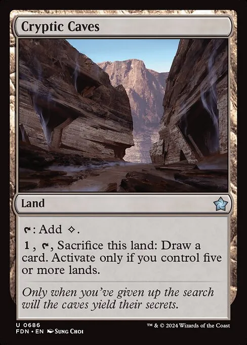 Cryptic Caves · Foundations 686/771