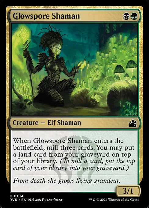 Glowspore Shaman · Ravnica Remastered 184/531