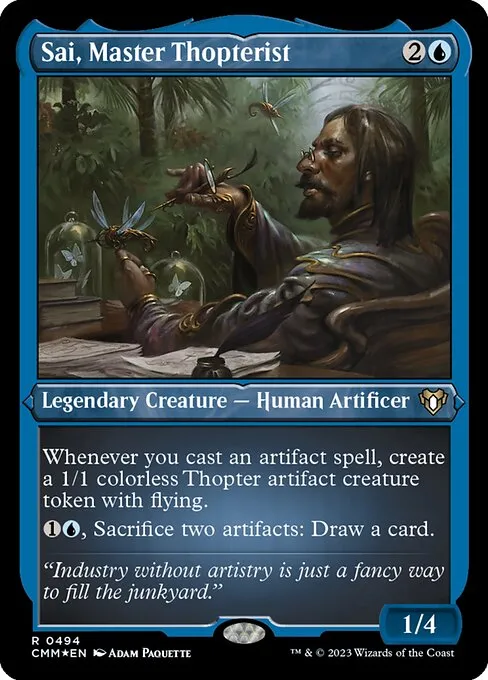 Sai, Master Thopterist · Commander Masters 494/1067