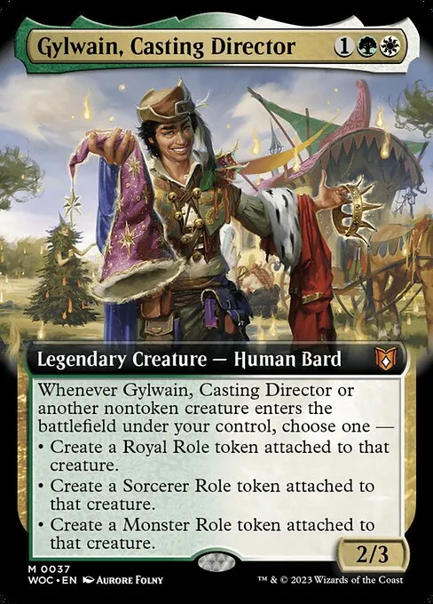 Gylwain, Casting Director · Wilds of Eldraine Commander 37/173