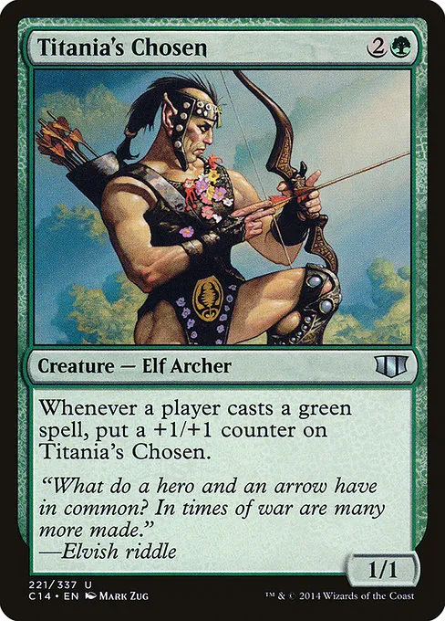 Titania's Chosen · Commander 2014 221/337