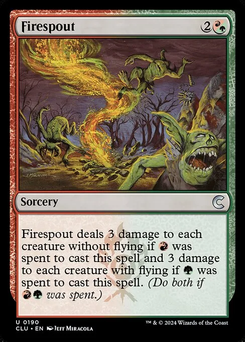 Firespout · Ravnica: Clue Edition 190/284