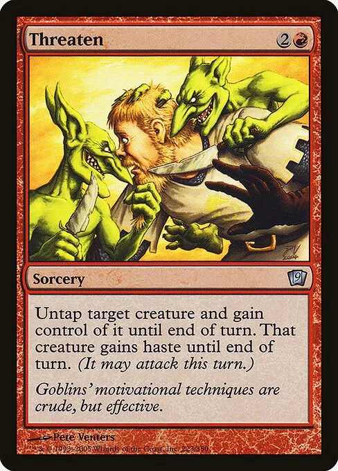 Threaten · Ninth Edition 223★/710