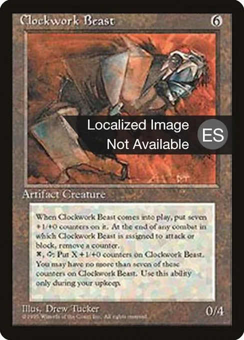 Clockwork Beast · Fourth Edition Foreign Black Border 307/378