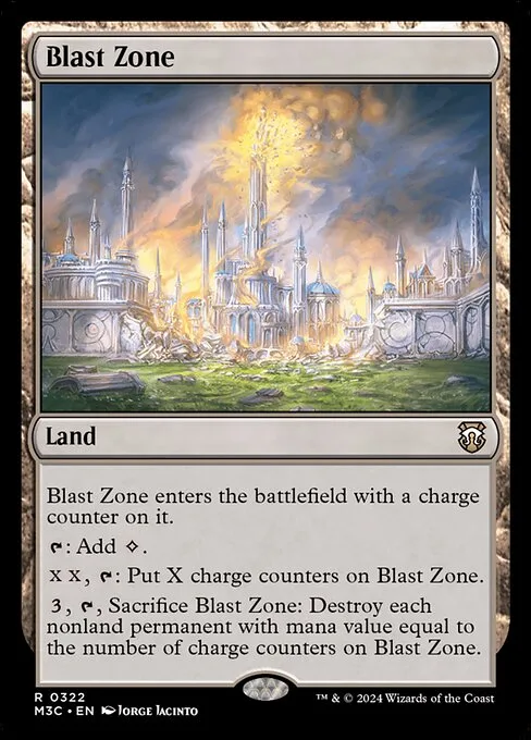 Blast Zone · Modern Horizons 3 Commander 322/398