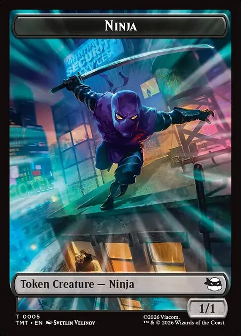 Ninja · Teenage Mutant Ninja Turtles Tokens 5/10