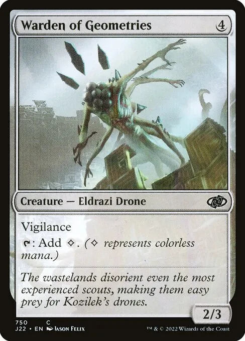 Warden of Geometries · Jumpstart 2022 750/835
