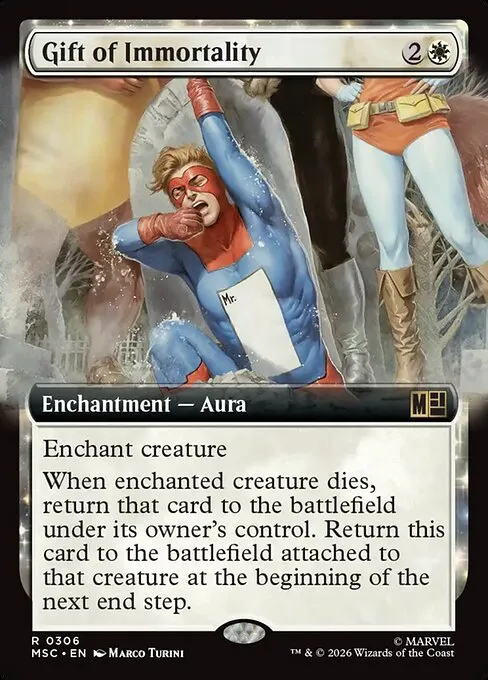 Gift of Immortality · Marvel Super Heroes Commander 306/9