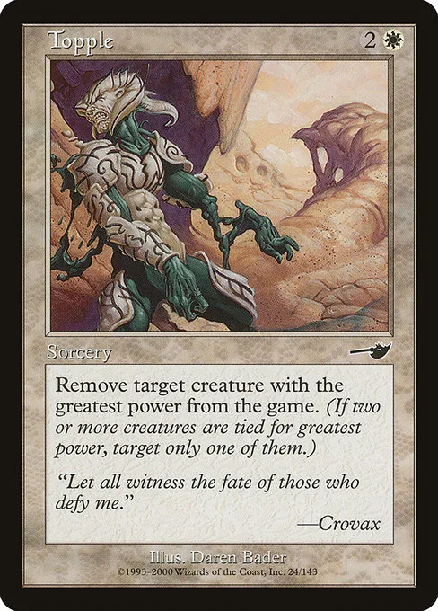 Topple · Nemesis 24/143