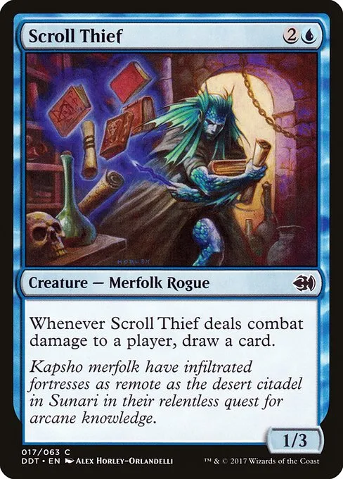 Scroll Thief · Duel Decks: Merfolk vs. Goblins 17/63