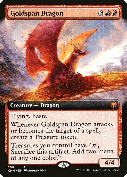 Goldspan Dragon · Kaldheim 358/425