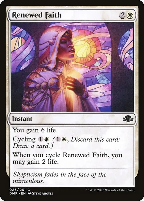 Renewed Faith · Dominaria Remastered 23/457