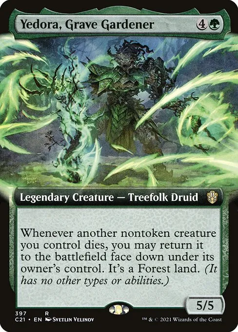 Yedora, Grave Gardener · Commander 2021 397/409