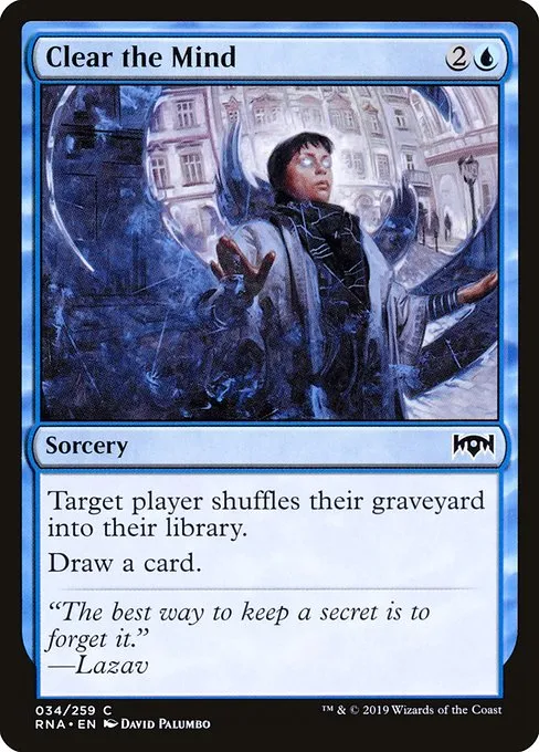 Clear the Mind · Ravnica Allegiance 34/273