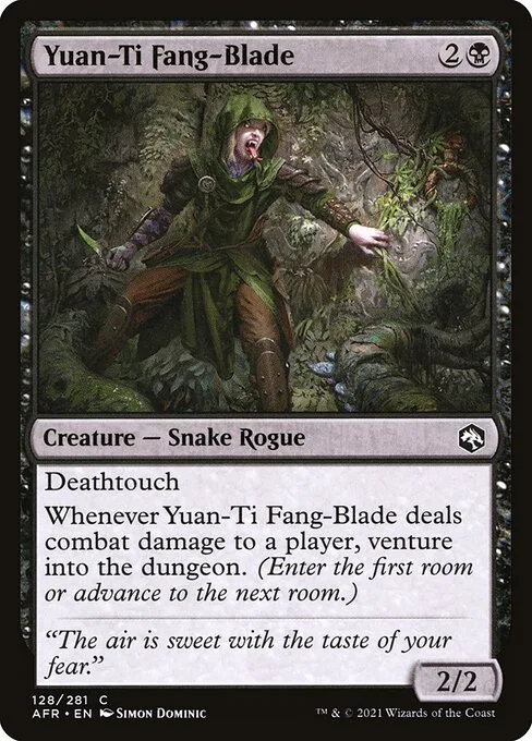 Yuan-Ti Fang-Blade · Adventures in the Forgotten Realms 128/424