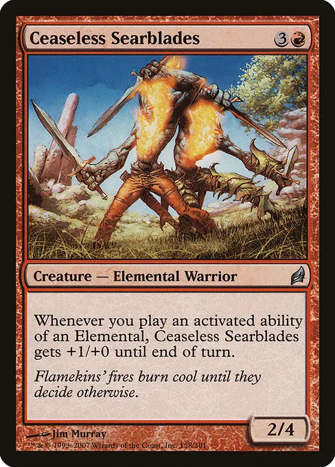 Ceaseless Searblades · Lorwyn 158/301