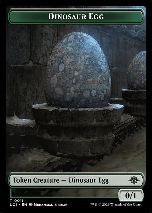 Dinosaur Egg · The Lost Caverns of Ixalan Tokens 11/19