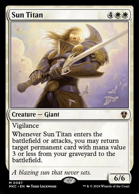 Sun Titan · Murders at Karlov Manor Commander 87/358
