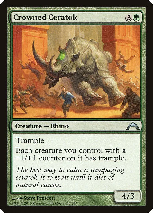 Crowned Ceratok · Gatecrash 117/249
