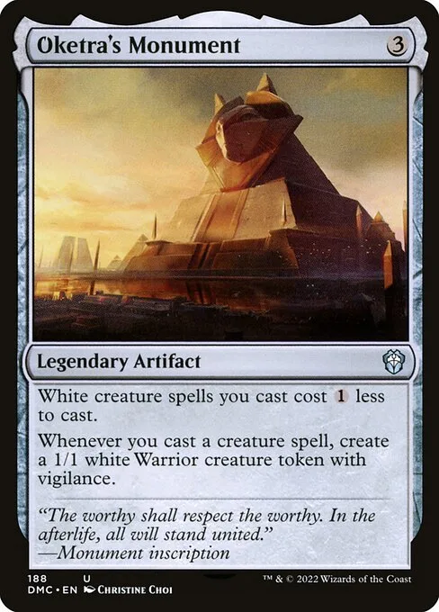 Oketra's Monument · Dominaria United Commander 188/240