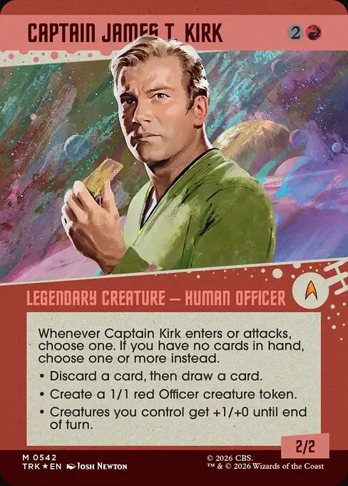 Captain James T. Kirk · Star Trek 542