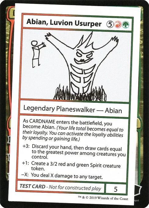 Abian, Luvion Usurper · Mystery Booster Playtest Cards 2021 87/121