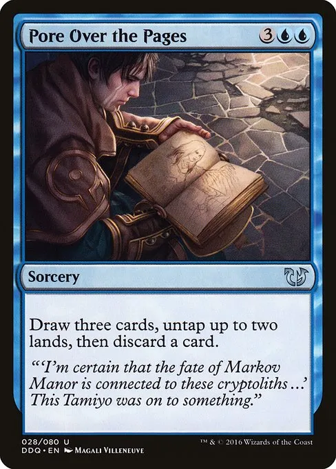Pore Over the Pages · Duel Decks: Blessed vs. Cursed 28/80