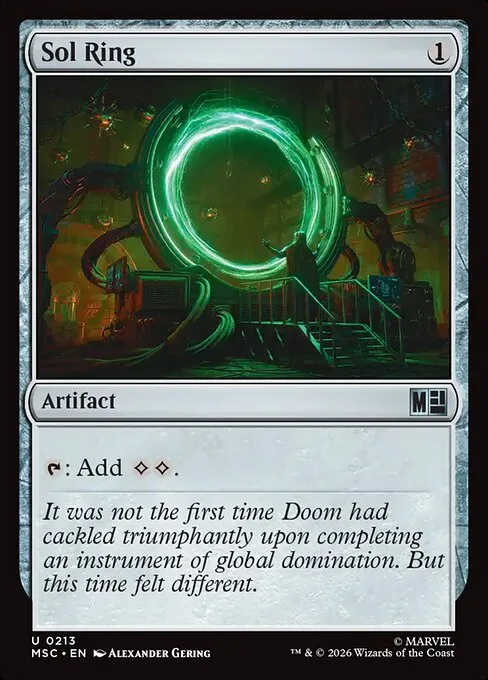 Sol Ring · Marvel Super Heroes Commander 213/9