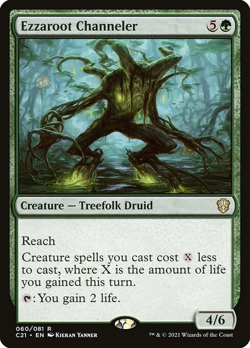 Ezzaroot Channeler · Commander 2021 60/409