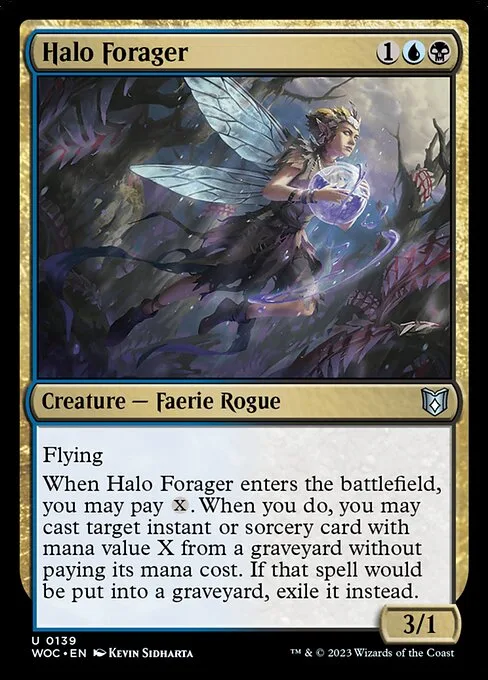 Halo Forager · Wilds of Eldraine Commander 139/173