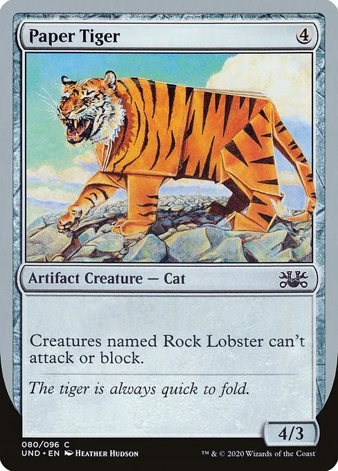 Paper Tiger · Unsanctioned 80/96