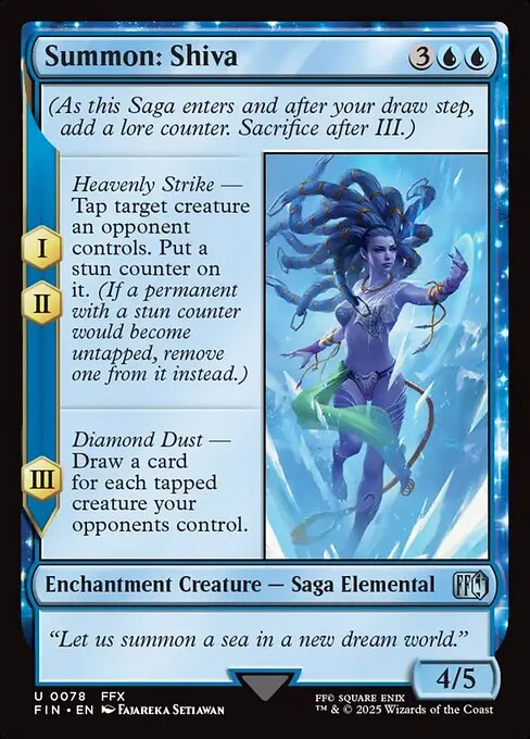 Summon: Shiva · Final Fantasy 78/599