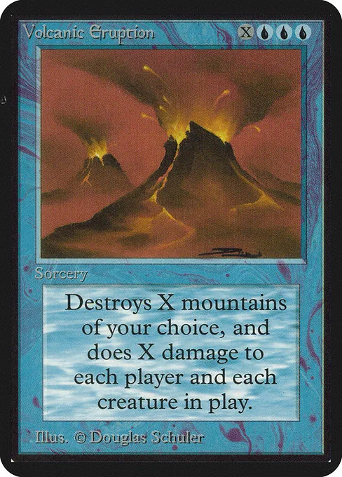 Volcanic Eruption · Limited Edition Alpha 88/295