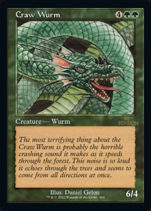 Craw Wurm · 30th Anniversary Edition 483/594