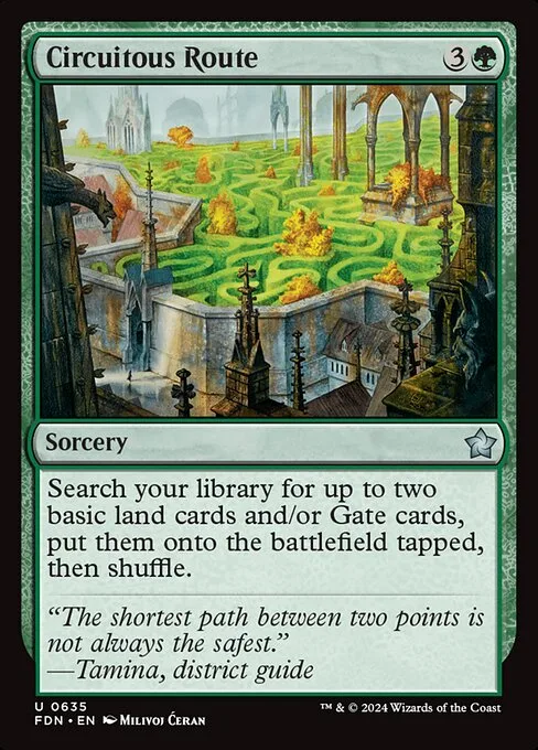 Circuitous Route · Foundations 635/771