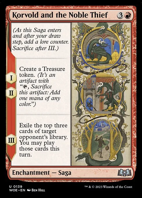 Korvold and the Noble Thief · Wilds of Eldraine 139/381