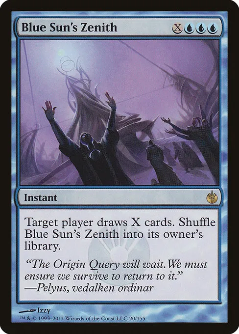 Blue Sun's Zenith · Mirrodin Besieged 20/155