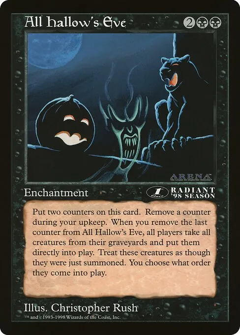 All Hallow's Eve · Oversized League Prizes 42/83