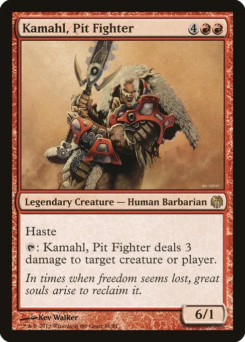Kamahl, Pit Fighter · Duel Decks: Heroes vs. Monsters 16/81