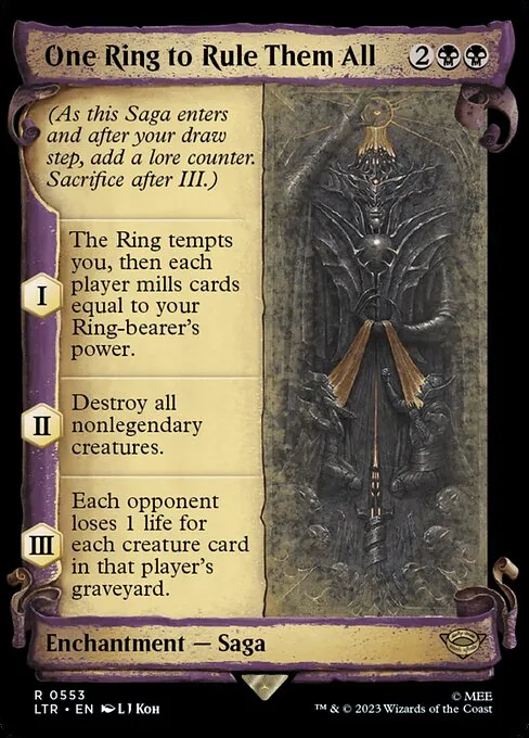 One Ring to Rule Them All · The Lord of the Rings: Tales of Middle-earth 553/856