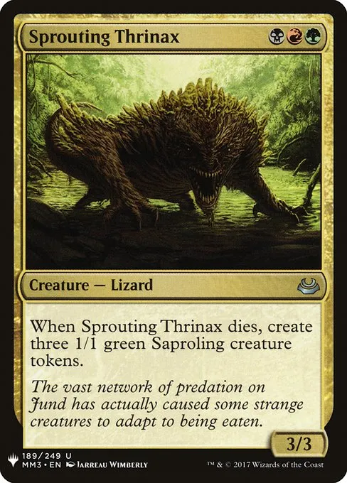 Sprouting Thrinax · The List MM3-189/5050
