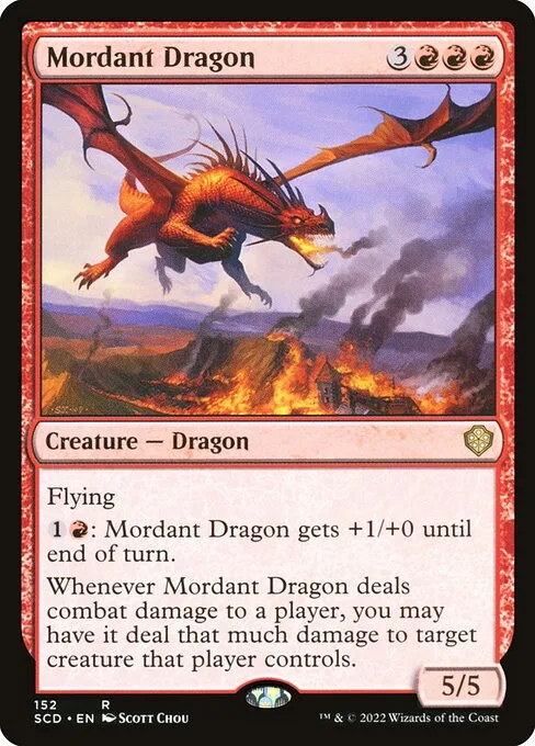 Mordant Dragon · Starter Commander Decks 152/352