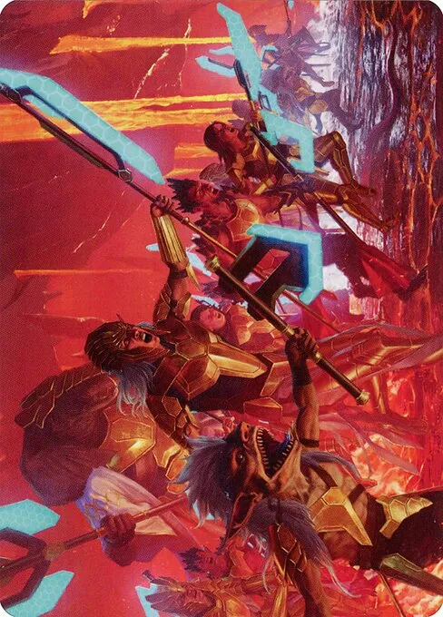 Roar of Resistance // Roar of Resistance · Phyrexia: All Will Be One Art Series 34/81