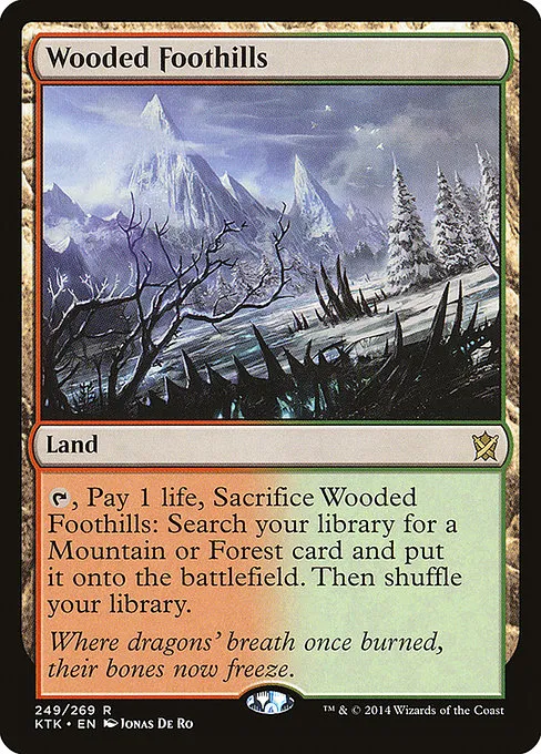 Wooded Foothills · Khans of Tarkir 249/293