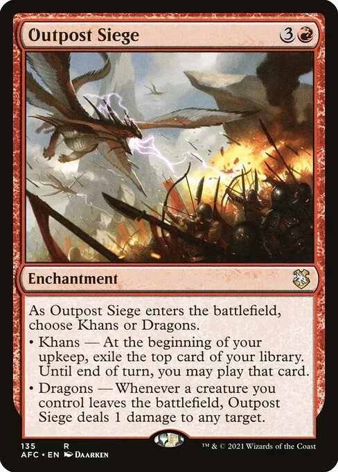 Outpost Siege · Forgotten Realms Commander 135/331