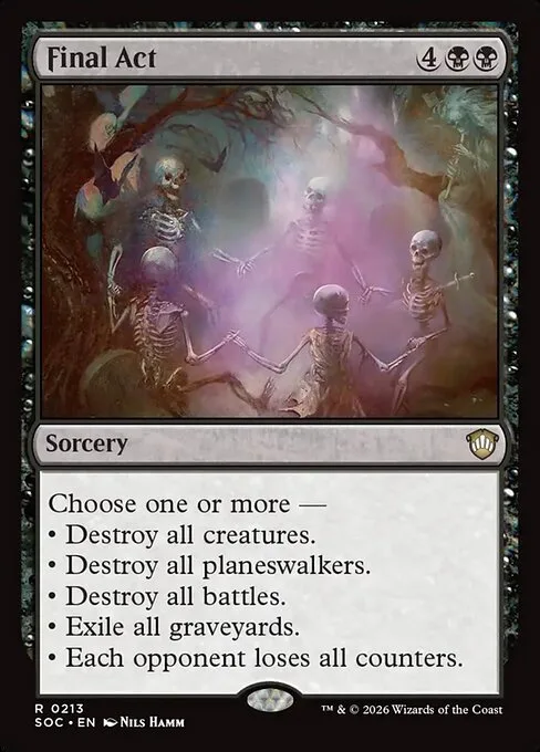Final Act · Secrets of Strixhaven Commander 213/426