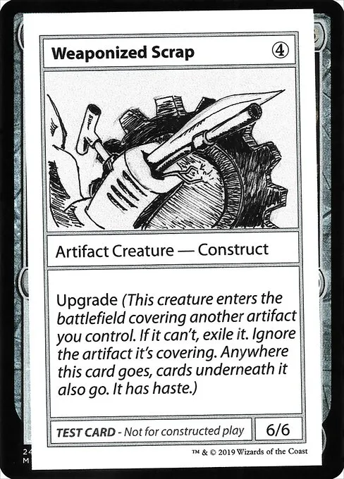 Weaponized Scrap · Mystery Booster Playtest Cards 2021 111/121