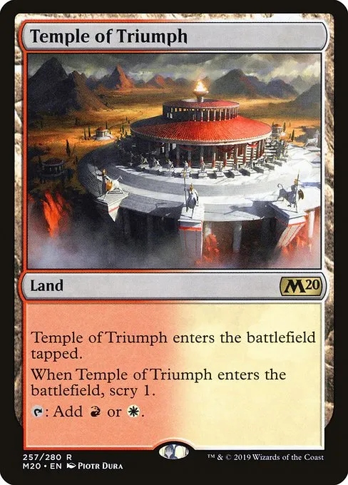 Temple of Triumph · Core Set 2020 257/346