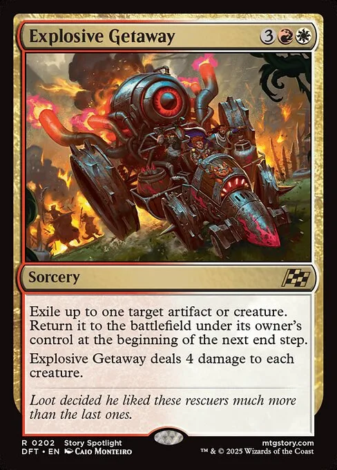 Explosive Getaway · Aetherdrift 202/553