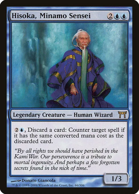 Hisoka, Minamo Sensei · Champions of Kamigawa 66/307